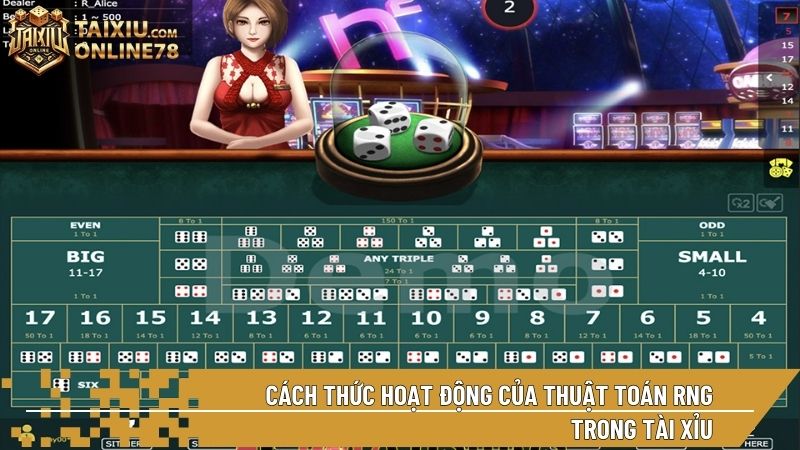 Thuật toán RNG đảm bảo mọi kết quả xúc xắc đều là ngẫu nhiên và không thể dự đoán